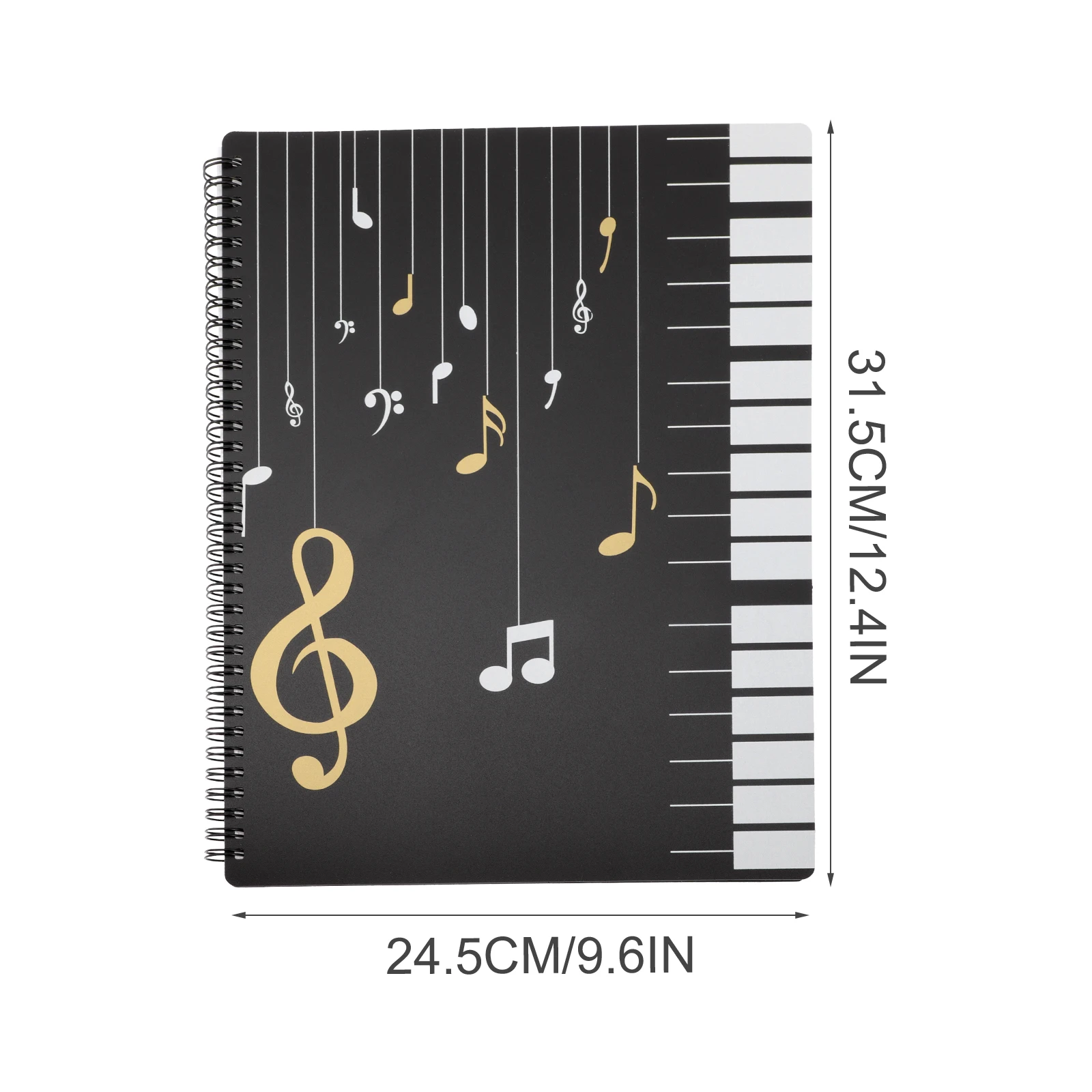 

Music Paper Holder Folder Bag Insert Binder Document Organizer Pocket Piano Score