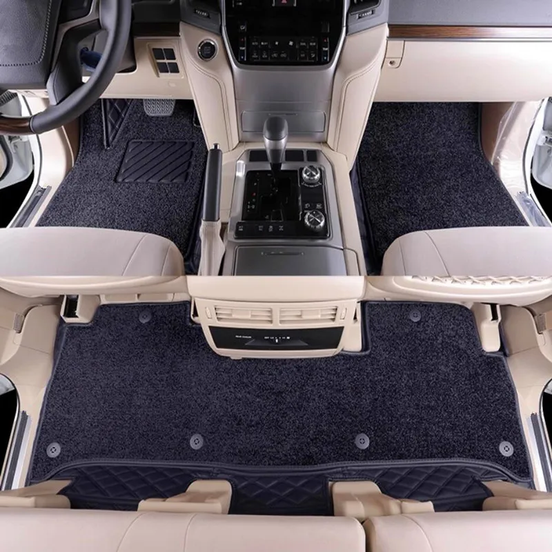 

Top quality! Custom special car floor mats for Lexus LX 570 2021-2007 5 seats waterproof double layers carpets for LX570 2017