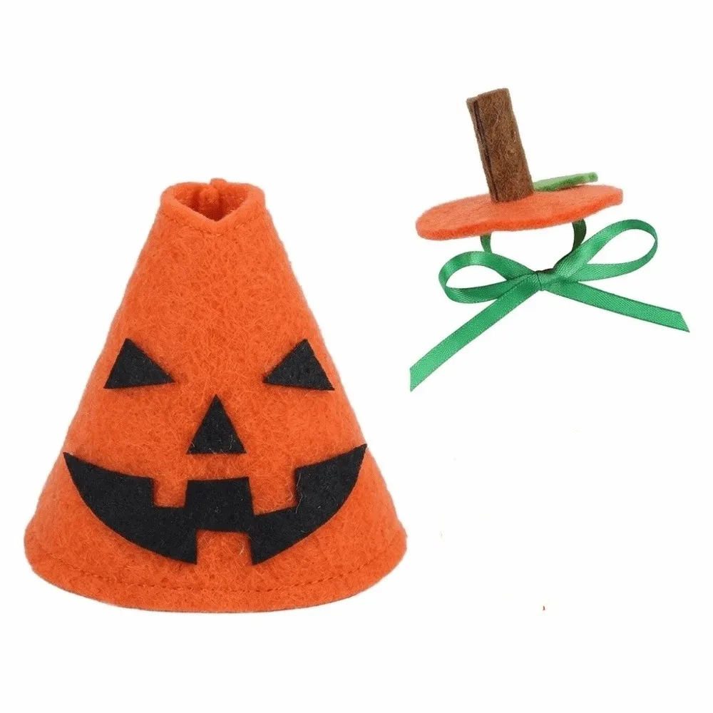 Cute Fabric Goose Statue 7-Inch Christmas Tree Shaped Pet Clothes With Hat Red And White Striped Scarf Holiday Decoration Yard