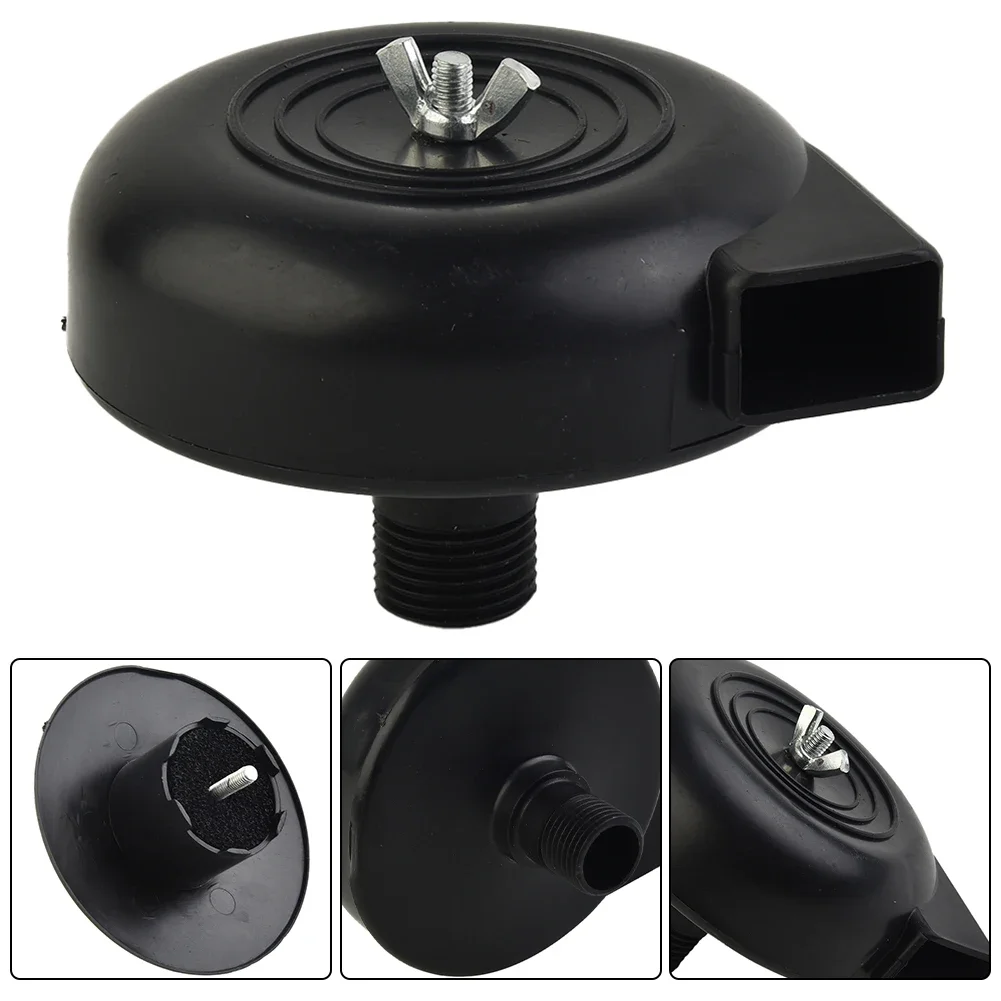 Air Muffler High Quality Black Plastic Male Threaded Exhaust Noise Muffler Air Filter Compressor Powerful Noise Reduction