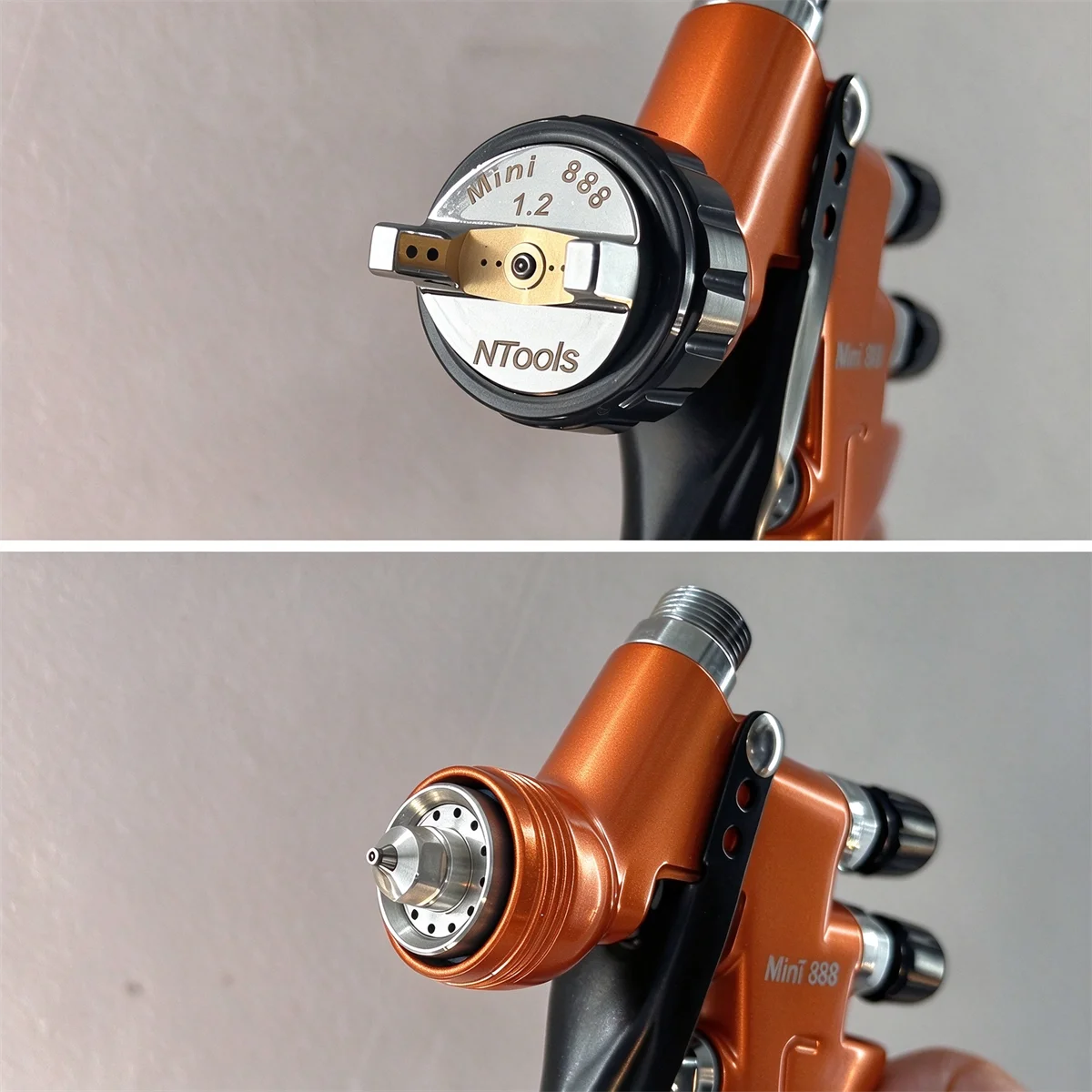 HVLP 분무기, 0.8/1.0/1.2mm 노즐, 40 - Hvlp Spray Gun Gravity Feed 리뷰 및 가격