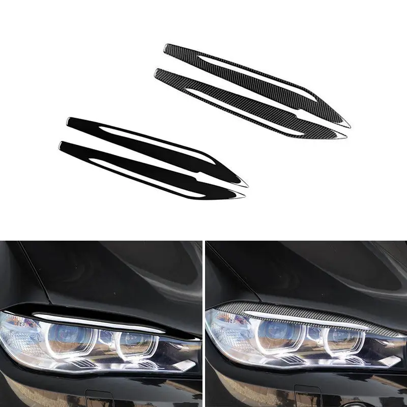 

Автомобильные аксессуары, передняя фара, брови, веко, наклейка, украшение для BMW X5 F15 X6 F16 2014 2015 2016 2017 2018