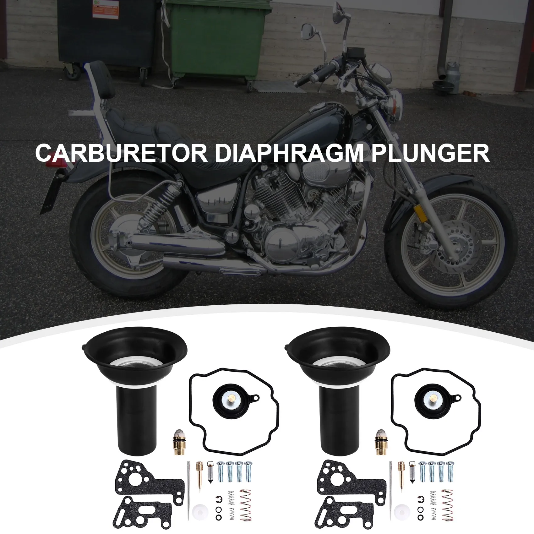 طقم تصليح المكربن Sp لياماها امرأة سليطة XV535 1990-2001 XV 535 المكبس الحجاب الحاجز