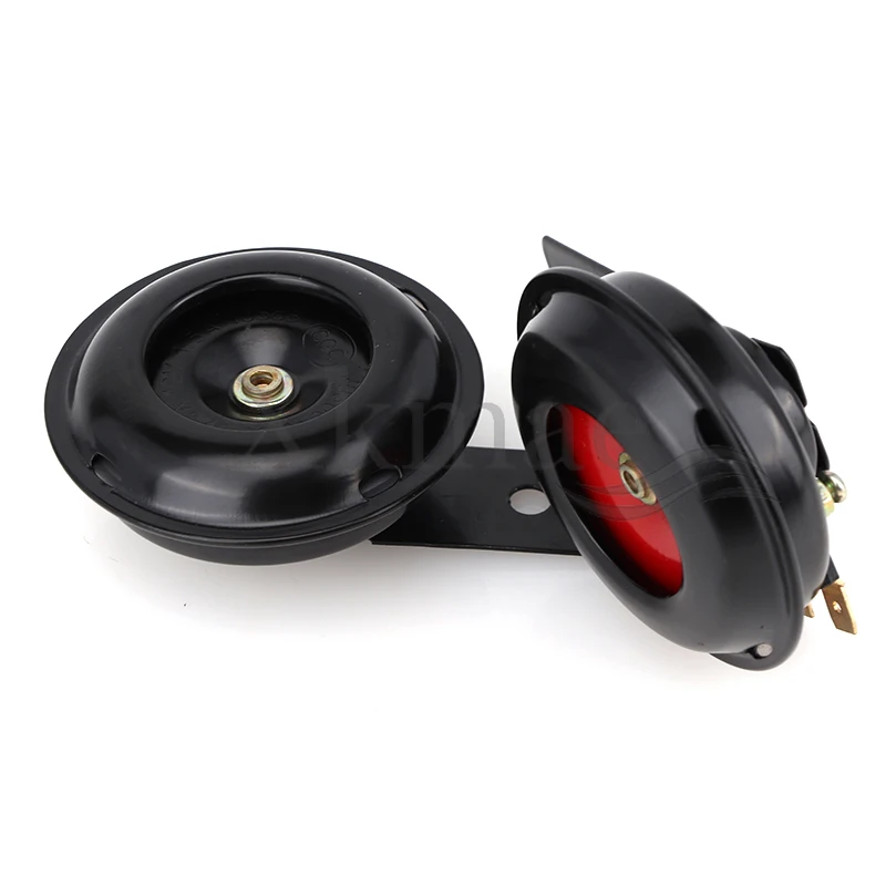 Motorcycle universal 12V 24V 48V 60V waterproof round loud horn speaker suitable for scooter off-road vehicle ATV - Image 4