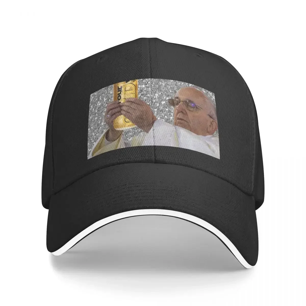 Pope with Gold Four Loko Baseball Cap Christmas Hat Hat Man Luxury Anime Men's Luxury Women's