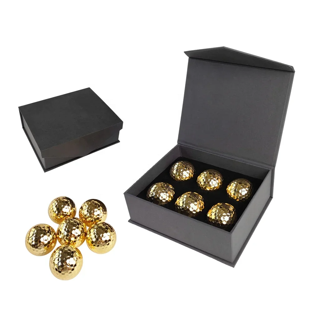 

Sarin Synthetic Rubber Durable Gold-plated Golf Ball Gift Wholesale Two Layer Golf Balls