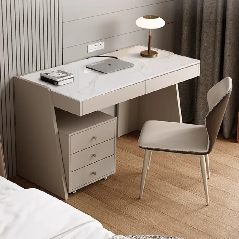 Designer Modern Wood Office Desks Storage Drawers Writing Standing Home Computer Desks Gaming Study Scrivania Office Furniture