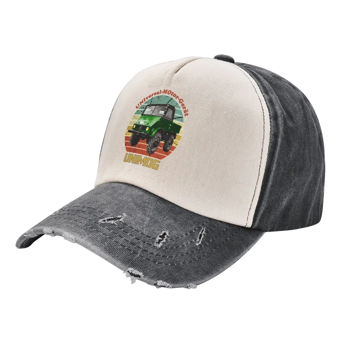 

Old Unimog Retro Baseball Cap Unique hats Rugby Fishing cap Women Hats Men's