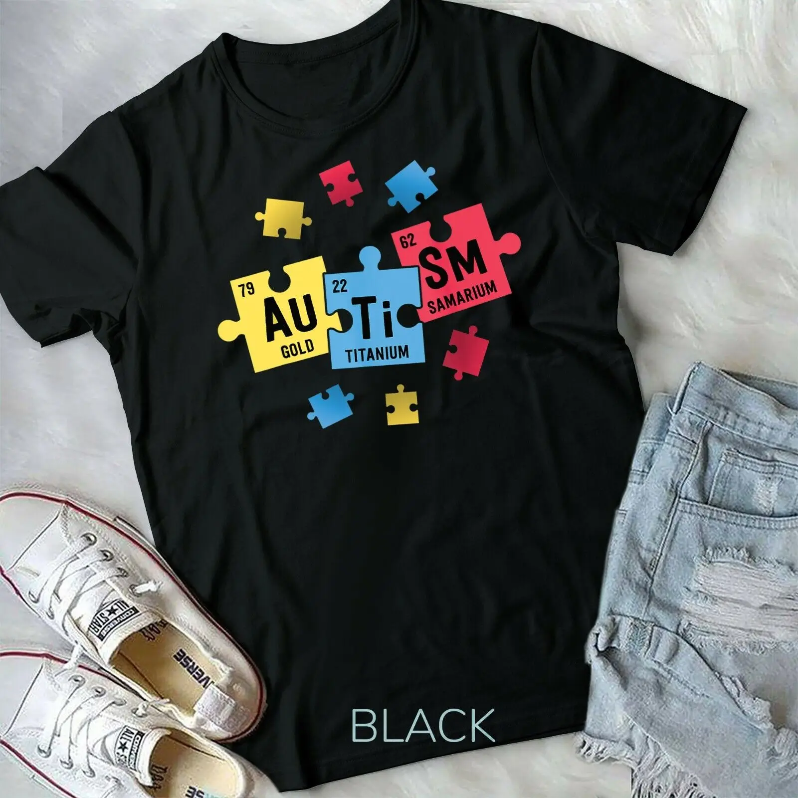 

Autism Shirts For Teachers SPED Periodic Table Elements T-Shirt