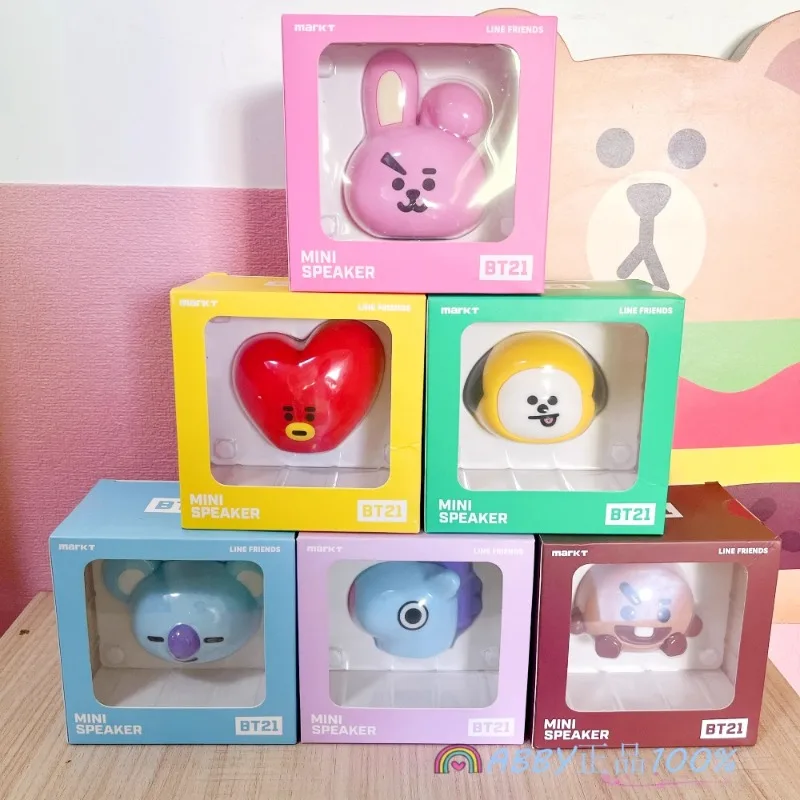 Kawaii TATA SHOOKY Cute Cartoon Wireless Bluetooth Mini Speaker Small Speaker Portable Music Playback Gift