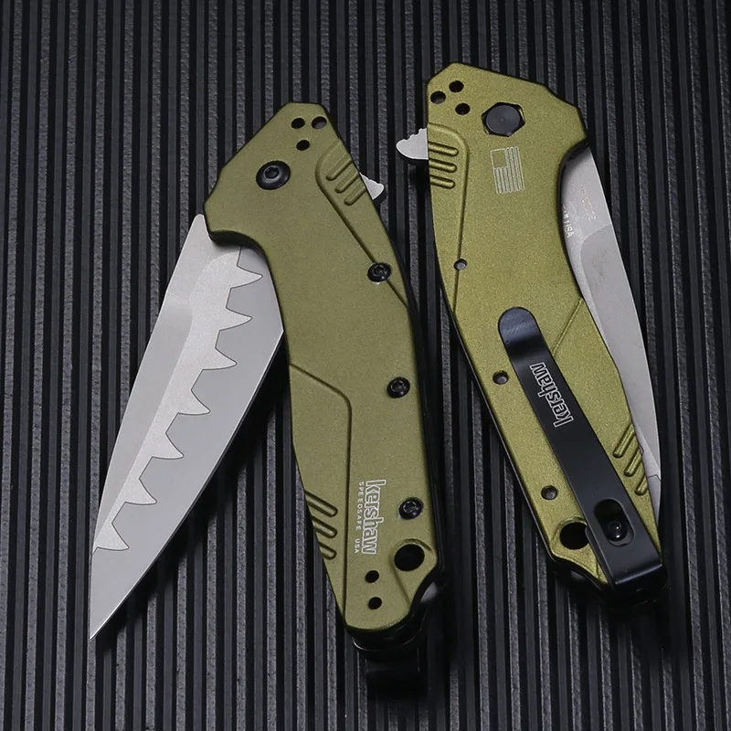 Hot selling Ks-1812 Outdoor Folding Knife Portable EDC Multi functional Blade Sharp Fruit Knife