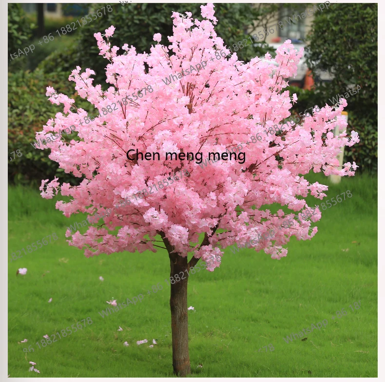 Simulation, fake tree, large wishing tree, indoor and outdoor decoration, hotel window ornament