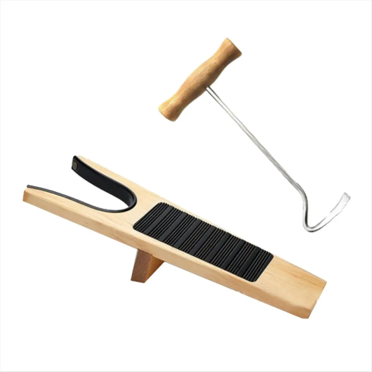 2026 Trend 2 Pcs Boot Jack and Puller Boot Remover Hooks for Unisex Women Men Cowboy Waders Easily Pulling