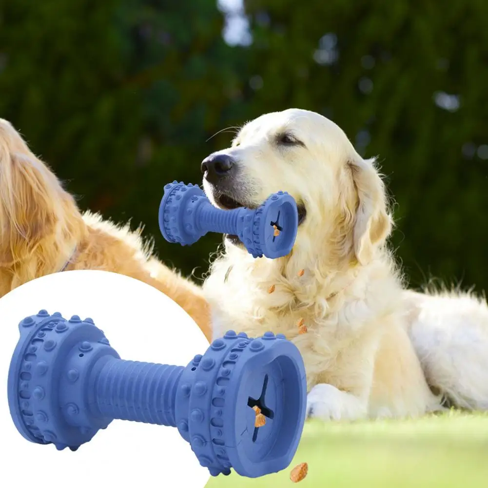 14*7cm Pet Toy Leaning Tower Rattle Built-in Sound Food Dispensing Relieve Stress Prevent Destructive Chewing Medium Dog Pet Toy