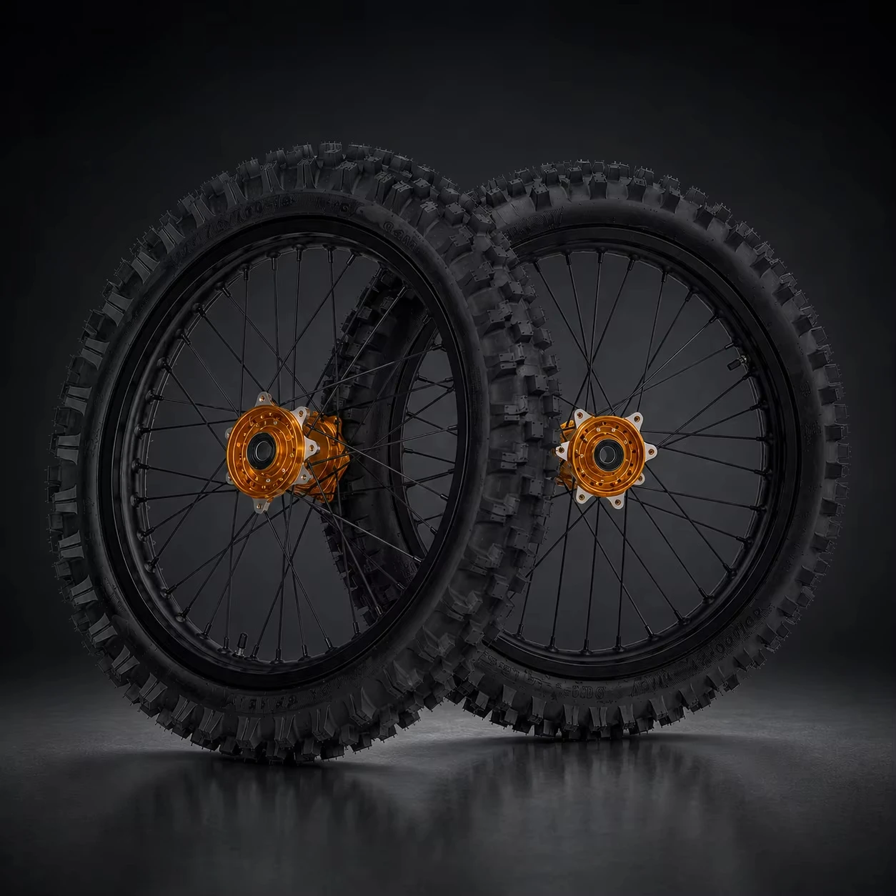 New 21/18 Inch Off Road 36 Spoke Aluminum Wheel Set With Kenda Tire CNC Hub Assembly For Ultra Bee