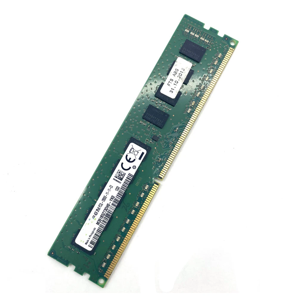 Desktop Computer Memory DDR3 PC3L-12800E Fits For Samsung 4GB 2R*8