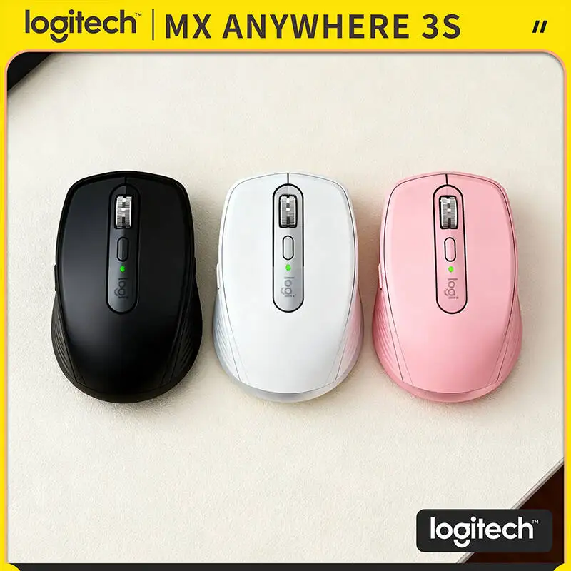 

Компактная мышь Logitech MX Anywhere 3S, эргономичный дизайн, перезаряжаемая, с быстрым прокруткой для портативных ПК Mac