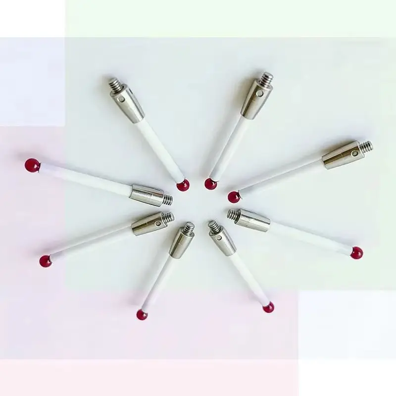 CNC Machine Probe M4 Specification Ruby Ceramic Precision Measuring Needle A-5000-3709/3712 Side Head 6.0mm for Manufacturing An