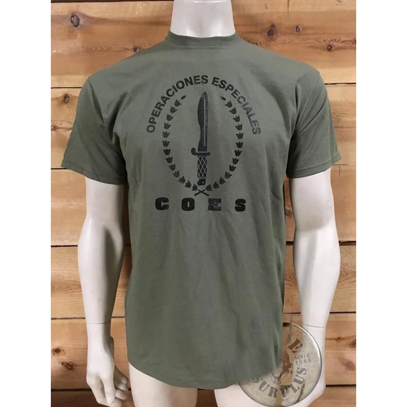 Summer Cotton Short Sleeve O-Neck Mens New S-5XL Operaciones Especiales Round Neck Spanish Army COE Guerrillas Logo T-Shirt.