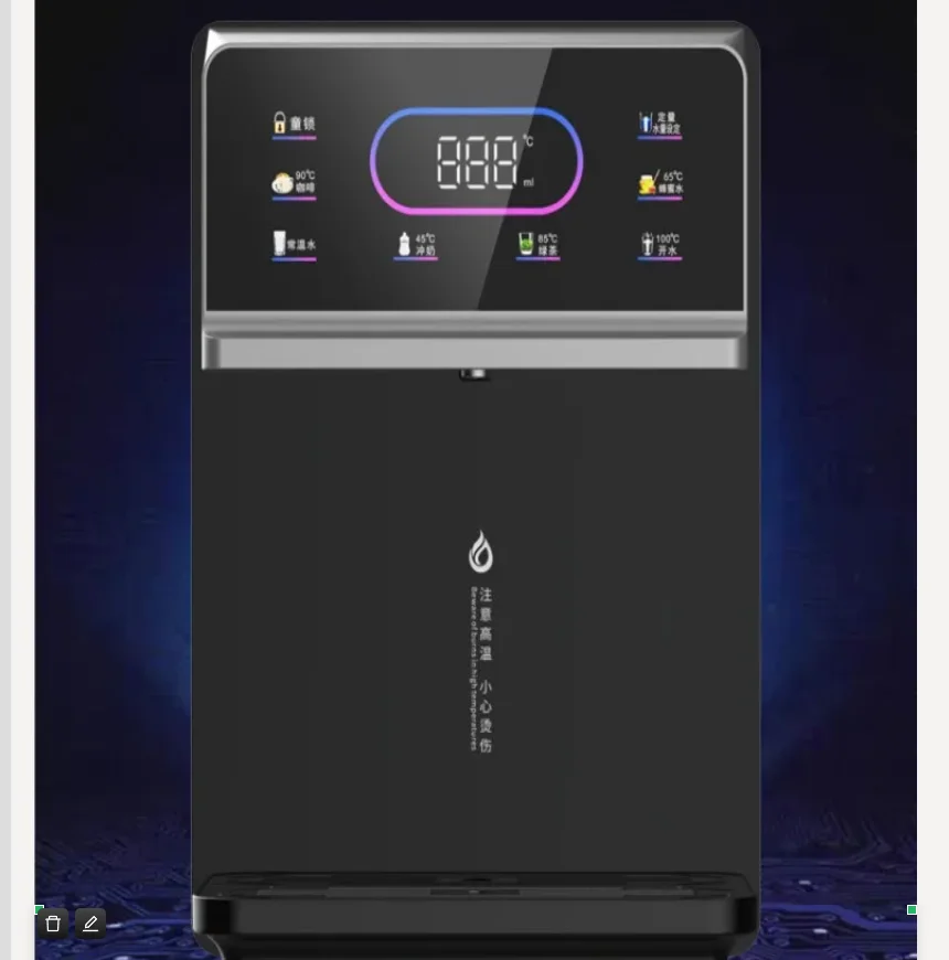 موزع مياه XIANKE مثبت على الحائط 220 فولت، منقي مياه بارد ساخن فوري ذاتي التحضير للمنزل والمكتب BDB #6