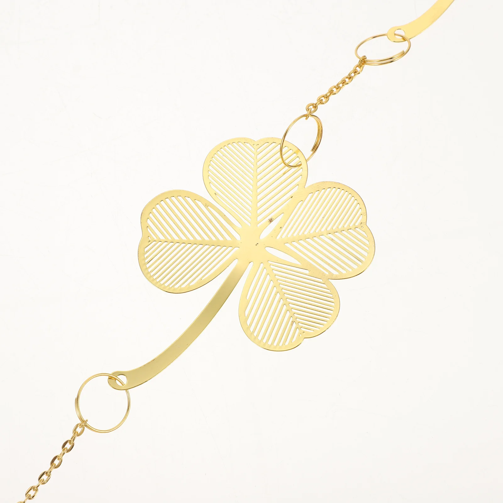 

2Pcs Four Leaf Clover Lotus Pendant Vintage Decorative Pull Chains for Ceiling Chain Extender Crystal Fan Pull