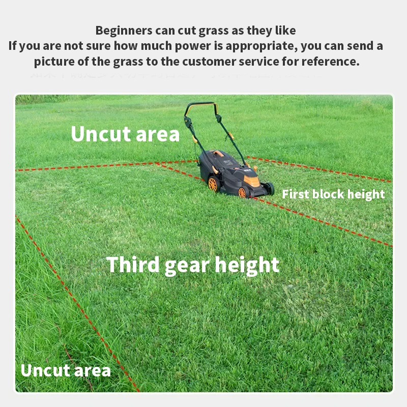 Hand Push Type Electric Lawn Mower Small Household Weeder Artifact Multi-function Grass Trimmer Family Lawn Mowing Machine