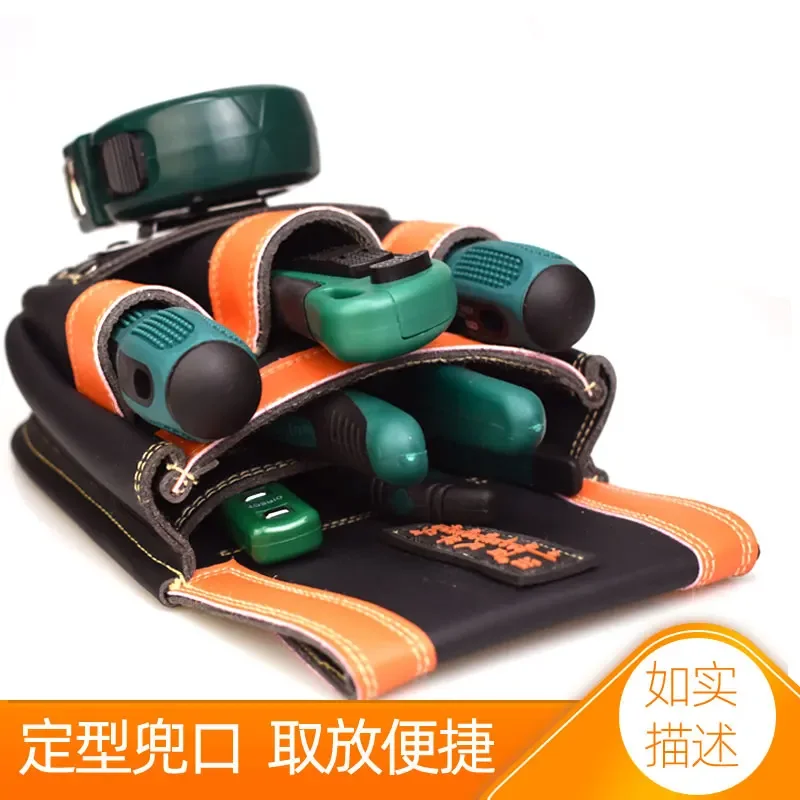 Durable and sturdy tool kit specifically designed for electricians men's portable multi-functional pliers, repair waist tool bag