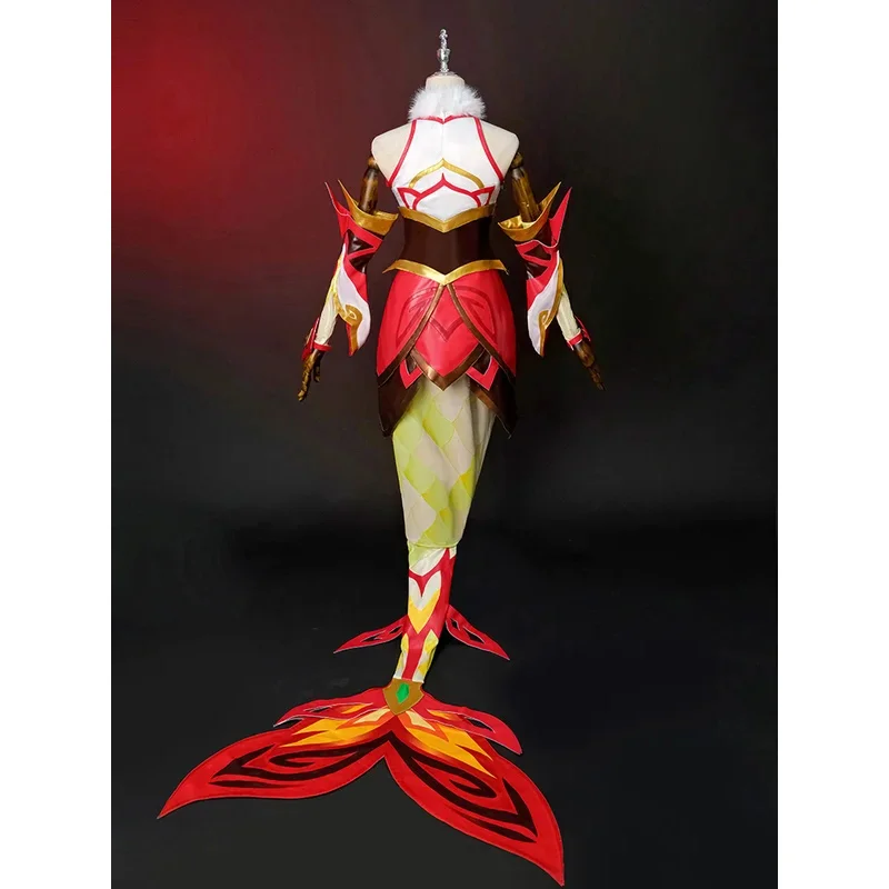 Rolecos jogo lol mythmaker nami cosplay traje jogo lol deusa oceânica nami cosplay outfit halloween feminino terno nova pele