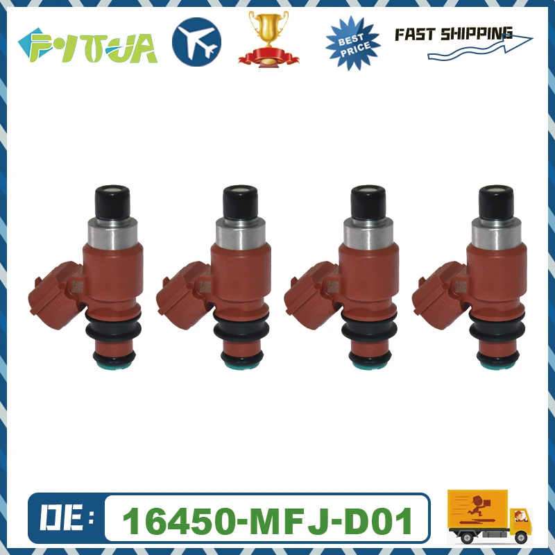 

4 шт. топливная форсунка 16450-MFJ-D01 16450MFJD01 для Honda CBR600RR 2024-2010