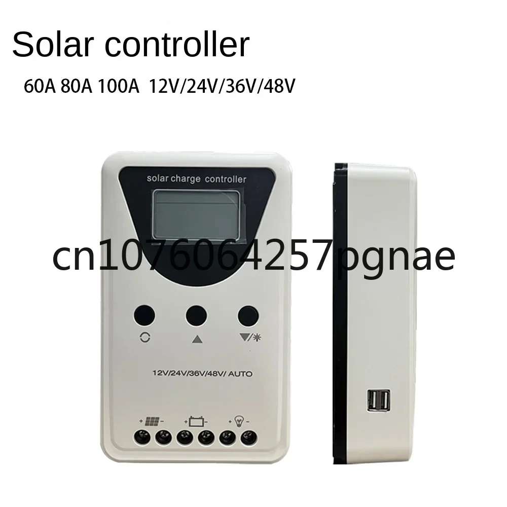 Solar Photovoltaic Charging Controller 60A 80A 100a Household Intelligent Charger Power Generation System