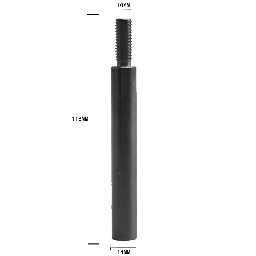 118mm Black Aluminum Shift Knob Extender Extension Lever Gear Manual Shifter Rod M10X1.5mm Thread for Most Honda SK-1014