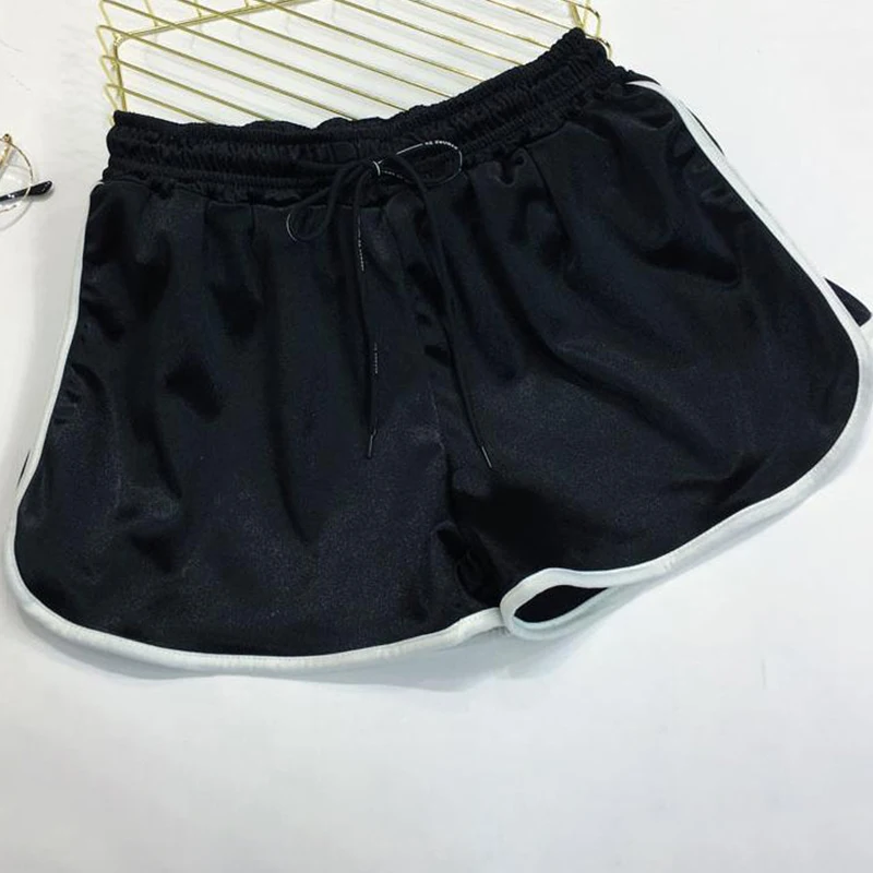 Candy Color High-Waist Elastic Loose Sports Casual Quick-Drying Shorts For Women