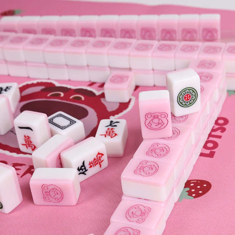 Cartoon Sanrio Mini Mahjong Cute Hello Kitty Mahjong Friends and Besties Party College Dormitory Games Girls Birthday Gifts