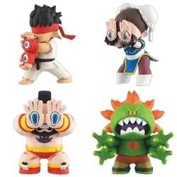 Original Street Fighter Ryu Chun Li BLANKA ZANGIEF Gashapon Toys Action Figure Collect Model Desktop Decoration