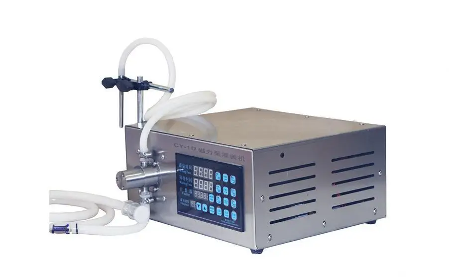 Cheap Semi Automatic Desktop  Pump Liquid Oil Food Jam Cosmetic Cream Hot Candle Wax Filling Machine