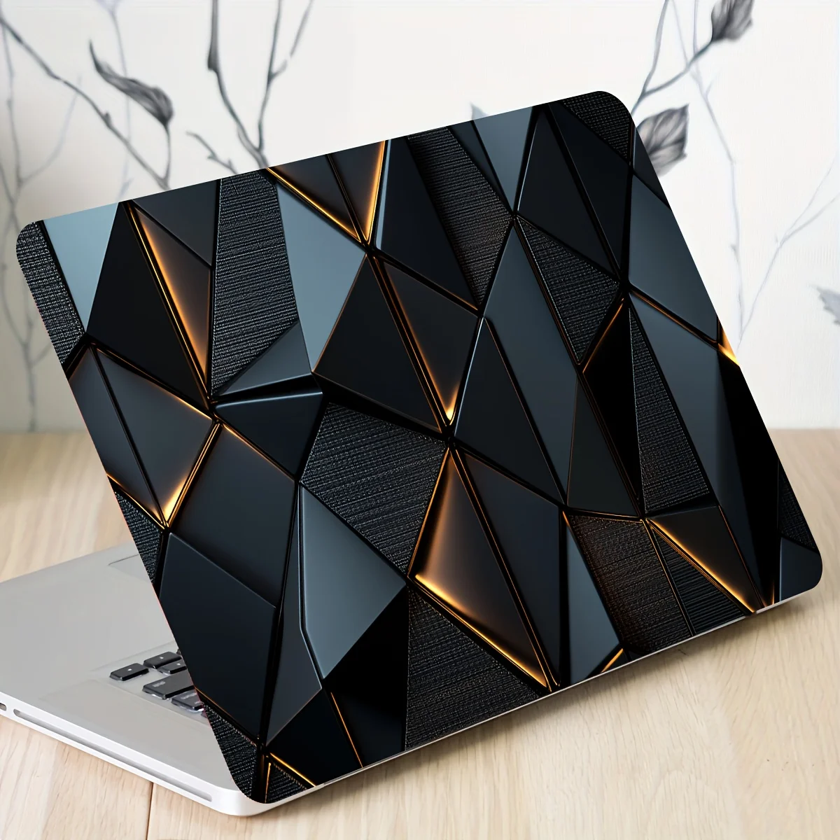 Vinyl Notebook Case Technology Sticker, 2 Pieces/Set, Scratch Resistant DIY Art Case for Laptops - Easy-to-paste and Durable