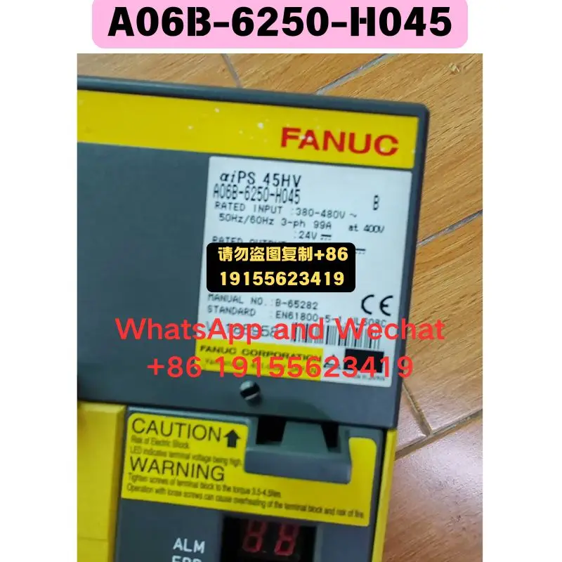 Used OEM disassembled parts A06B-6250-H045 Driver Functional test OK