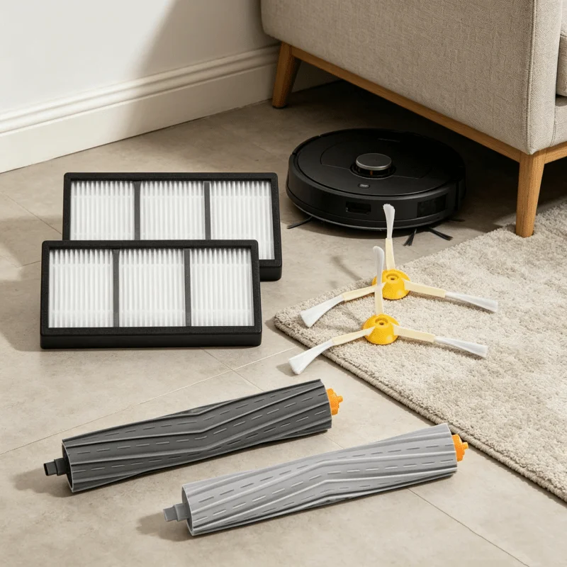 Filtres HEPA de remplacement, brosses latérales, brosses à rouleaux compatibles avec iRobot Roomba séries 800 et 900