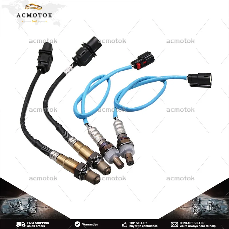 4pieces 234-5097 234-4490 For 2011 -2014 Ford Mustang 5.0L 5.4L 5.8L Downstream & Upstream Lambda Oxygen Sensor