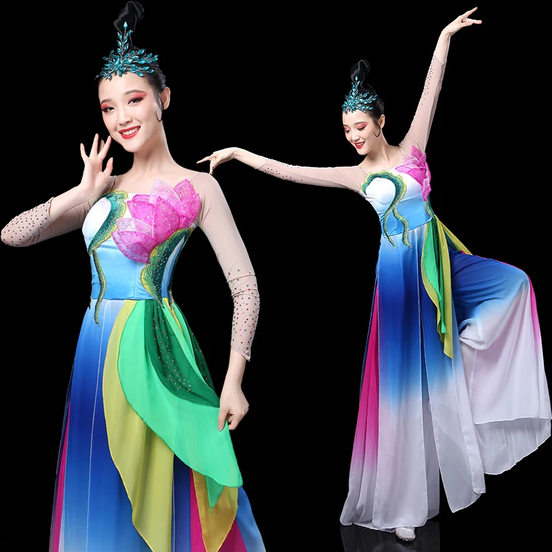 chinese folk dance costume for women classic dance performance festival clothing carnival cosplay new year dance