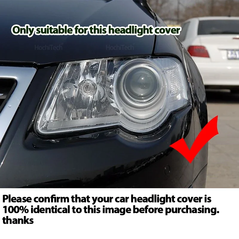Car Headlight Headlamp Light Lampshade Glass Lens Case Protective Shell Cover for VW Passat Magotan B6 R36 2006-2010 Lampcover