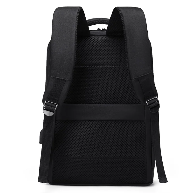 GOLF New Men Backpack usb School 15.6 Inch Business Laptop Backpack Large Capacity Waterproof Black Travel Bags with usb Charger