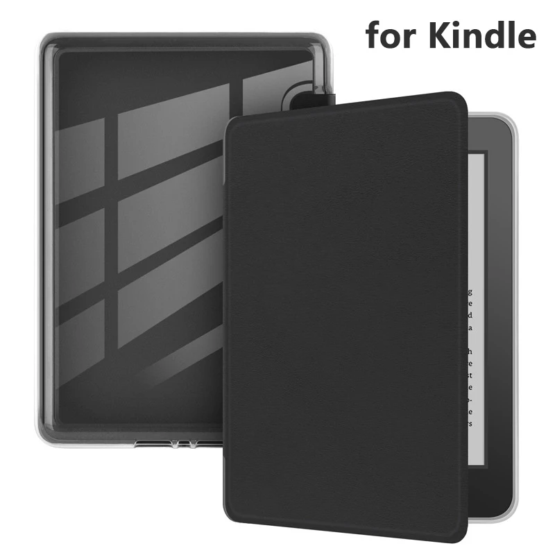 โปร่งใสพับป้องกันสําหรับKindle Paperwhite 1/2/3/4/5/6 2024 2022 Oasis 2/3 E-Book Reader Protector