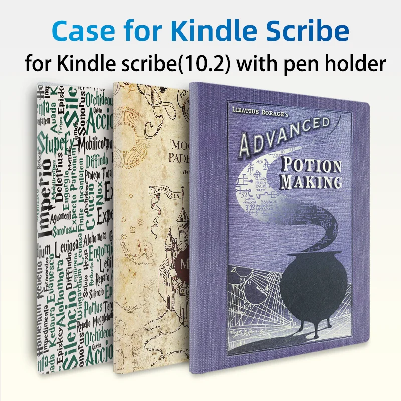 Case for Kindle Scribe - All New PU Leather Cover with Auto Sleep Wake for Kindle Scribe 10.2\