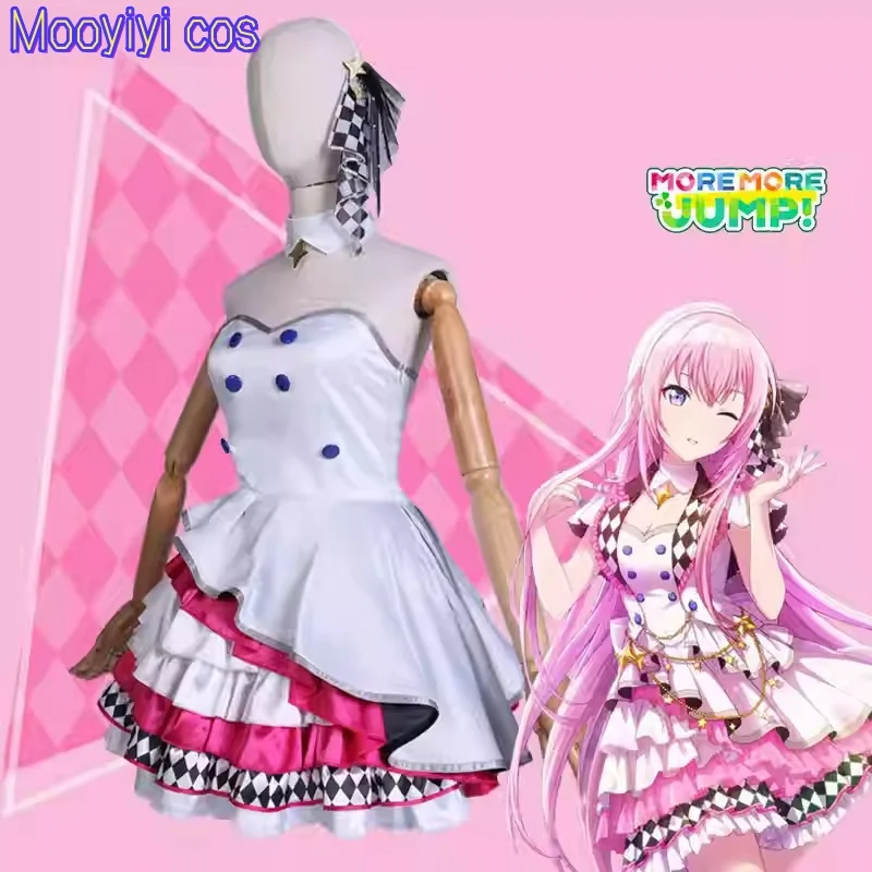 새로운 애니메이션 루카 코스프레 의상 할로윈 크리스마스 역할 놀이 파티 만화 전시회 섹시한 애니메이션 의상 PJSK Cos