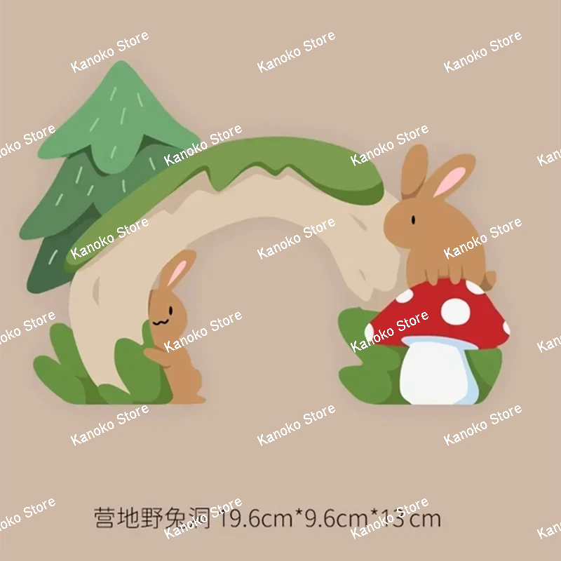 Seria Small Forest Drewniany domek dla chomika Klatka dla małych zwierząt Materiały do ​​​​krajobrazu Akcesoria dla szczurów Wiewiórka Domek dla myszy karłowatej