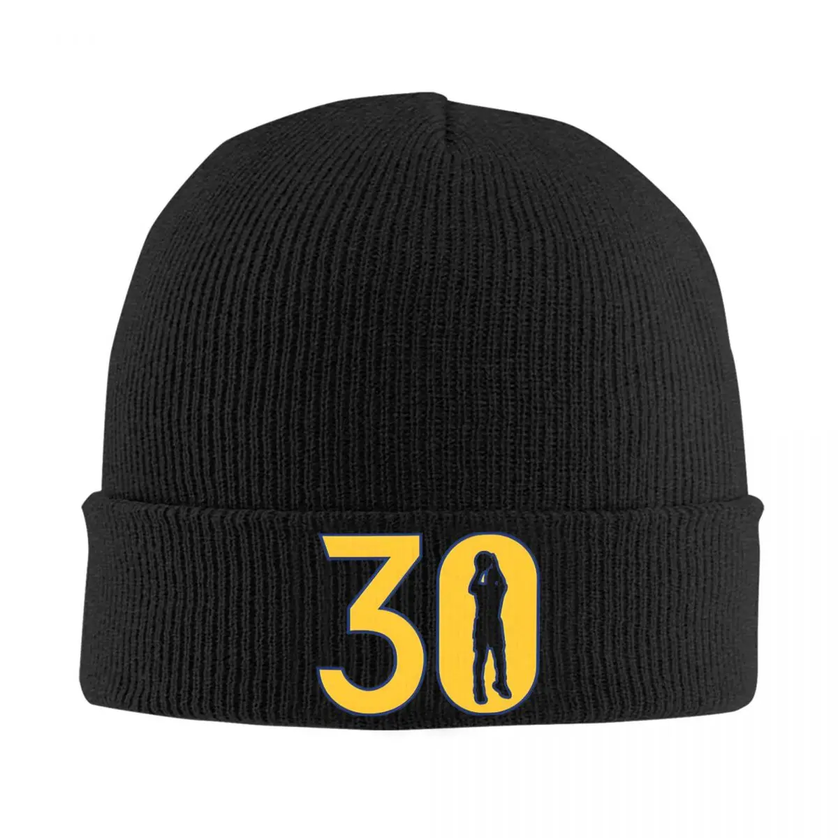 Stephen Curry-gorros de punto con estampado para hombre y mujer, gorro cálido estilo Hippie, informal, ideal para regalo, Otoño, número 30