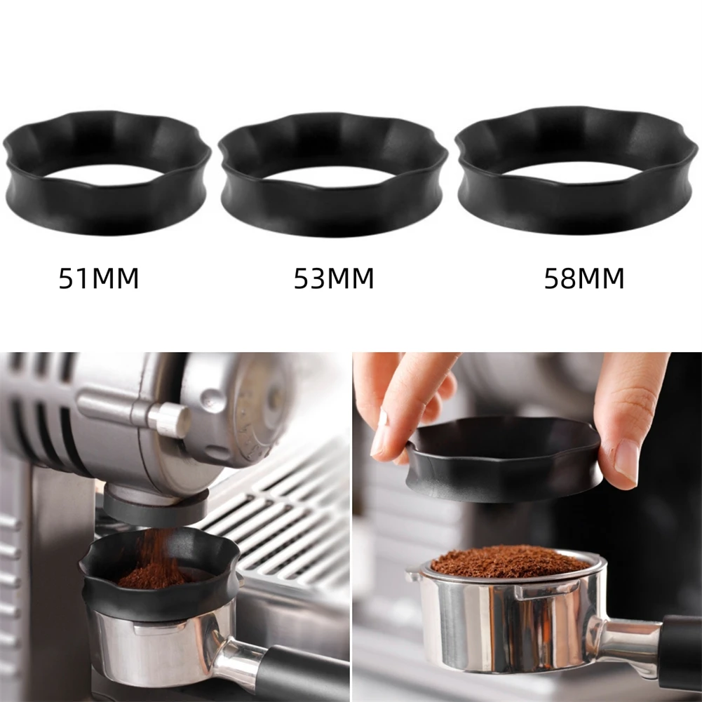 51/53/58mm ABS Coffee Dosing Ring Magnetic Dosing Funnel Espresso Coffee Dosing Ring For Coffee Dosing Funnel Portafilter