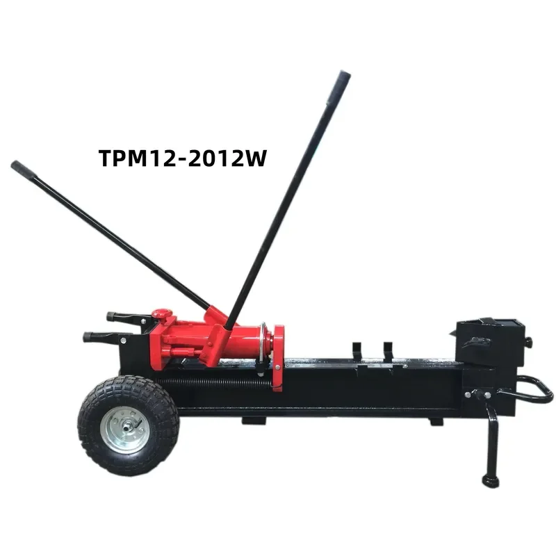 12T Factory Direct Sale Adjustable Hand Wood Log Splitter Manual Hydraulic Wood Splitter Log Cutter Firewood Processor
