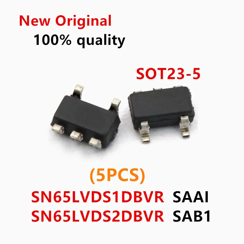 

(5piece)100% New SN65LVDS1DBVR SN65LVDS1 SAAI SAA1 SN65LVDS2DBVR SN65LVDS2 SAB1 SABI sot23-5